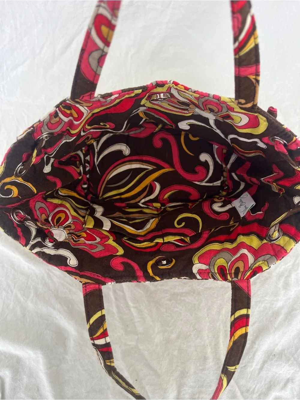 Vera Bradley Puccini Print, Quilted Tote